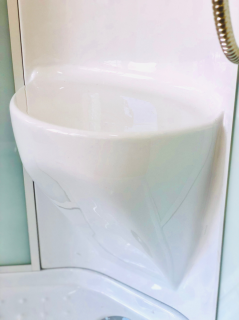 Душевая кабина Royal Bath HK стекло белое/прозрачное 90x90см RB90HK6-WT